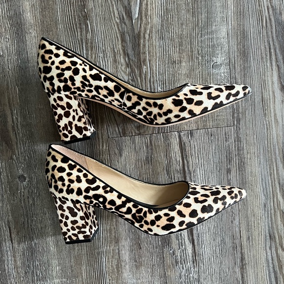 Mark Fisher LTD Yuki Block heel in leopard print - Picture 5 of 7